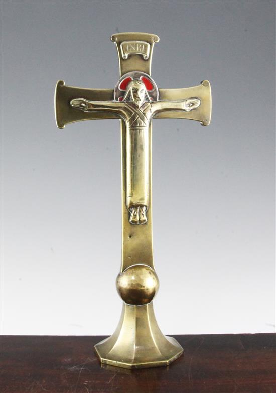 Dunstan Pruden (1906-1974) Crucifix height 15.5in.